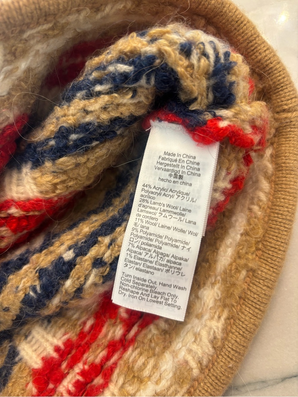 J. Crew Sweater Lady Cardigan Jacket Knit plaid bouclé yarn Fall Vtg Inspired L - Picture 7 of 10